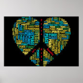 Weltfriedenspender Poster (Vorne)