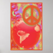 Weltfriedenspender Poster (Vorne)