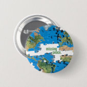 Weltfriedenspuzzlespiel Button (Vorne & Hinten)