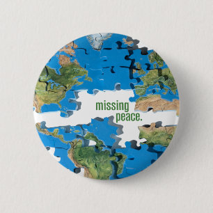 Weltfriedenspuzzlespiel Button