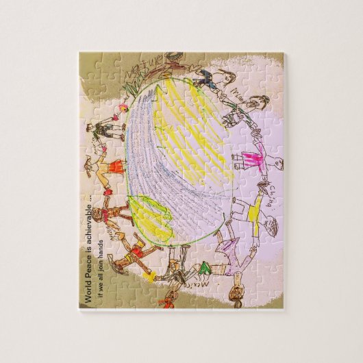 Weltfriedenspuzzlespiel Puzzle (Vertikal)