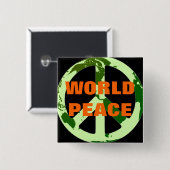 WELTFRIEDENSSCHALTFLÄCHE BUTTON (Vorne & Hinten)
