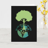 Weltfriedenssignatur Tree Earth Karte (Gelbe Blume)