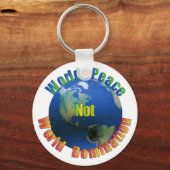 Weltfriedensstifter Schlüsselanhänger (Vorderseite)