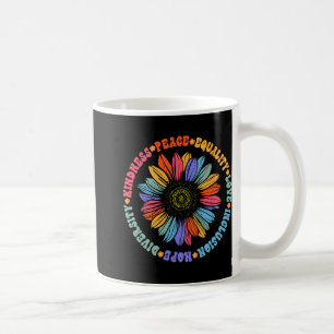 Weltfriedensstifter Sonnenblumenblumengestelle Kaffeetasse
