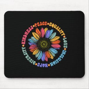 Weltfriedensstifter Sonnenblumenblumengestelle Mousepad