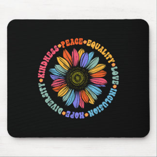 Weltfriedensstifter Sonnenblumenblumengestelle Mousepad