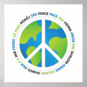 Weltfriedenssyndiksprache Poster (Vorne)