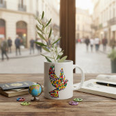 Weltfriedenstove aus internationalen Flaggen Kaffeetasse