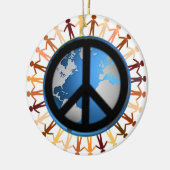 Weltfriedenverzierung Keramikornament (Links)