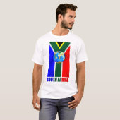 Weltfußball-Südafrika-Fußballkugel T-Shirt (Vorne ganz)