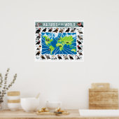 Weltgeier Poster (Küche)