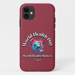 Weltgesundheit ist wichtig. Weltgesundheitstag. Case-Mate iPhone Hülle
