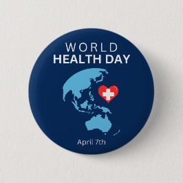 Weltgesundheitstag, 7. April Button