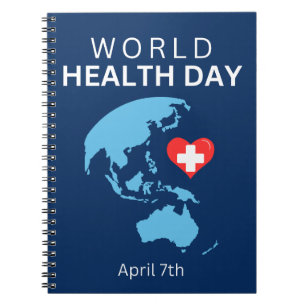 Weltgesundheitstag, 7. April Notizblock