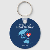 Weltgesundheitstag, 7. April Schlüsselanhänger (Rückseite)