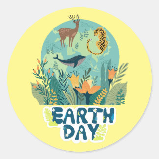 Weltgesundheitstag Gesundheit für alle klassischen Runder Aufkleber