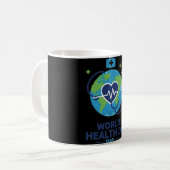 Weltgesundheitstag Kaffeetasse (Vorderseite Links)