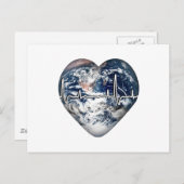 Weltgesundheitstag Postkarte (Vorne/Hinten)