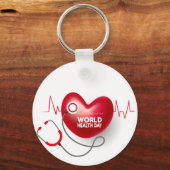 Weltgesundheitstag Schlüsselanhänger (Vorderseite)