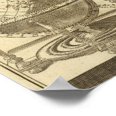 Weltglobe Poster (Ecke)