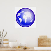 Weltglobe Poster (Küche)