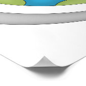 Weltglobe Poster (Ecke)