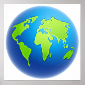 Weltglobe Poster (Vorne)