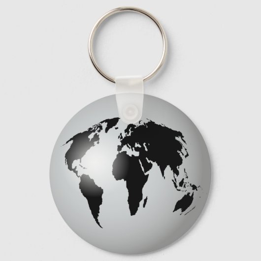Weltglobe Schlüsselanhänger (Vorderseite)