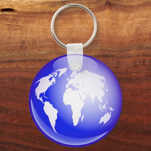 Weltglobe Schlüsselanhänger (Vorderseite)