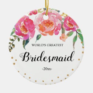 Weltgrößte Bridesmaid-Ornament Keramik Ornament