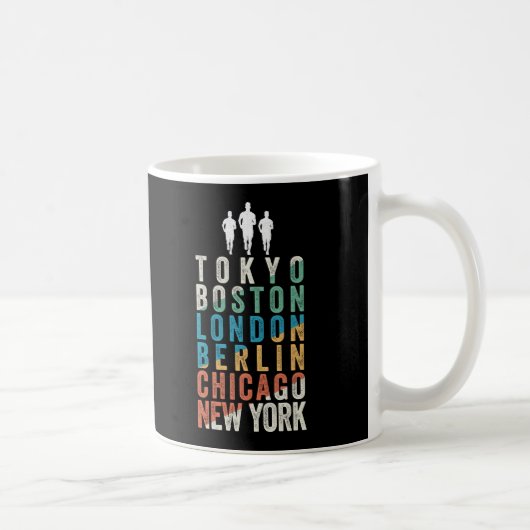 Weltgrößte Marathonstädte Kaffeetasse (Rechts)
