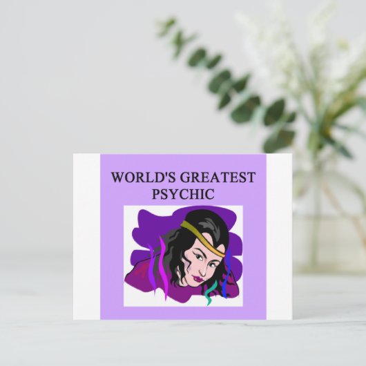 weltgrößte Psyche Postkarte (Stehend Vorderseite)