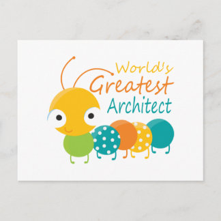 Weltgrößter Architekt Postkarte