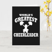 Weltgrößter Cheerleader Karte (Gelbe Blume)