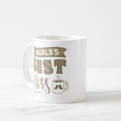 Weltgrößter Chef Kaffeetasse (Vorderseite Links)