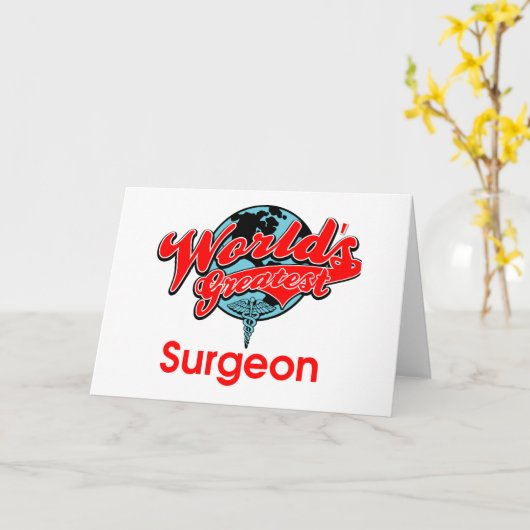 Weltgrößter Chirurg Karte (Gelbe Blume)