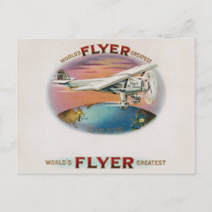Weltgrößter Flieger Vintage Spirit of St. Louis Postkarte