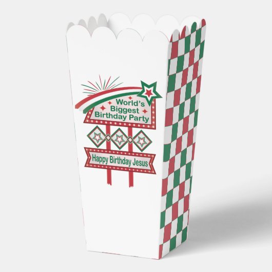 Weltgrößter Geburtstagsparteitag Geschenkschachtel (Rückseite)