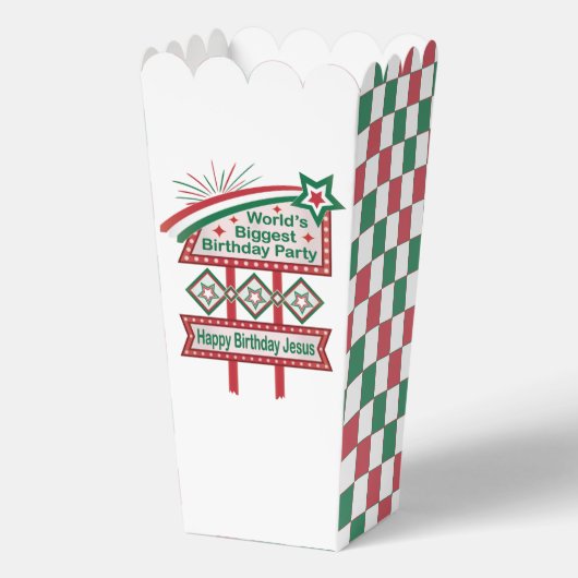 Weltgrößter Geburtstagsparteitag Geschenkschachtel (Vorderseite)