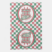 Weltgrößter Geburtstagsparteitag Geschirrtuch (Vertikal)