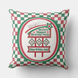 Weltgrößter Geburtstagsparteitag Kissen