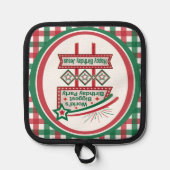 Weltgrößter Geburtstagsparteitag Topflappen (Vorderseite)