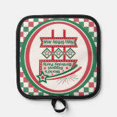 Weltgrößter Geburtstagsparteitag Topflappen (Vorderseite)