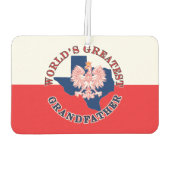 Weltgrößter Großvater Autolufterfrischer (Rückseite)