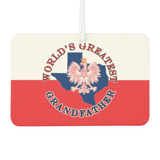 Weltgrößter Großvater Autolufterfrischer (Vorderseite)
