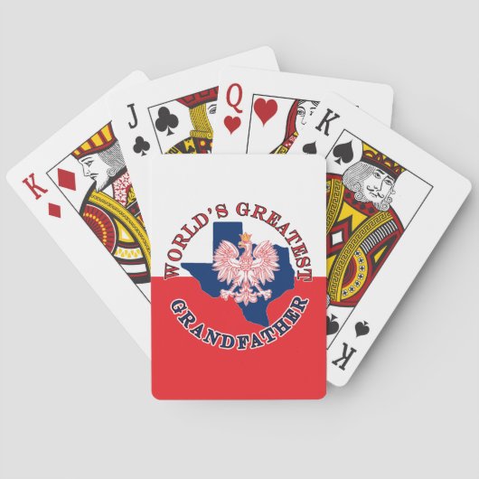 Weltgrößter Großvater Spielkarten (Rückseite)