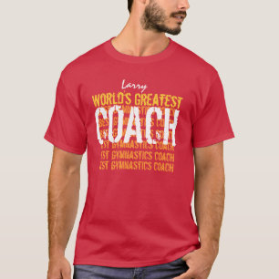 Weltgrößter GYMNASTICS-Coach RED V06 T-Shirt