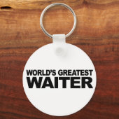 Weltgrößter Kellner Schlüsselanhänger (Vorderseite)