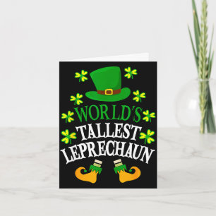 Weltgrößter Kobold lustiger St. Patricks Tag Karte